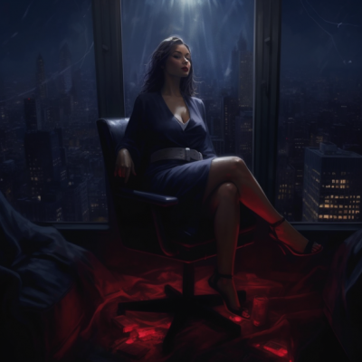 voivodawebvampiro_a_powerful_woman_sitting_in_an_office_in_a_Ne_46c66eef-9bfe-4944-a25b-41fa40643627.png